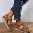 Honorine | Women's Arch Support Walking Sandals With Contoured Footbed