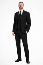 Edmund | Men Linen 3-Piece Wedding Guest Suit Blazer Waistcoat Trousers