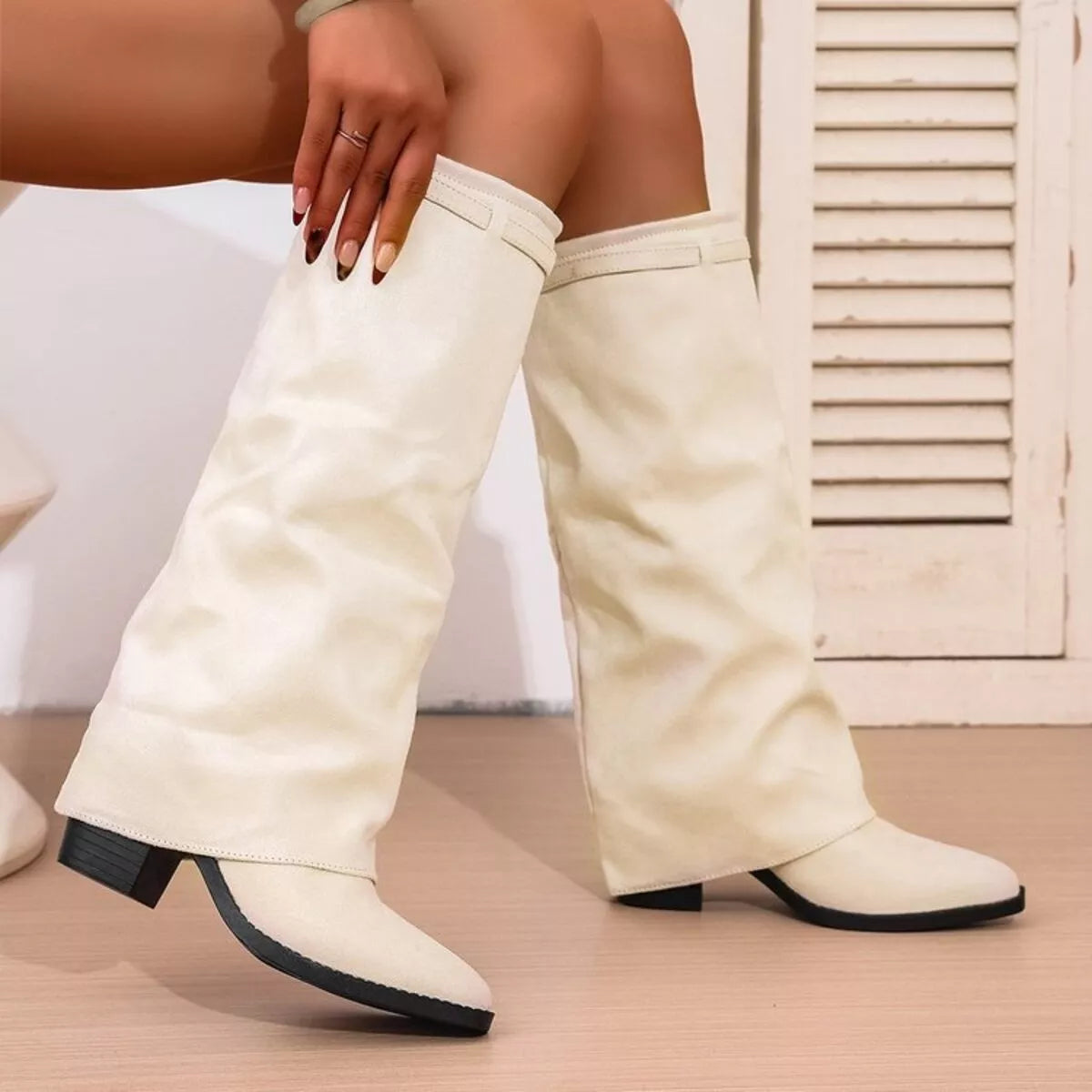 Mirabelle | Women's Heeled Knee-High Boots Casual Everyday