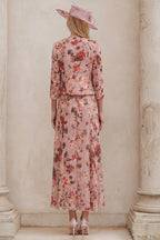 Eloise | Floral Mother Of The Bride Dress Jacket Two Piece