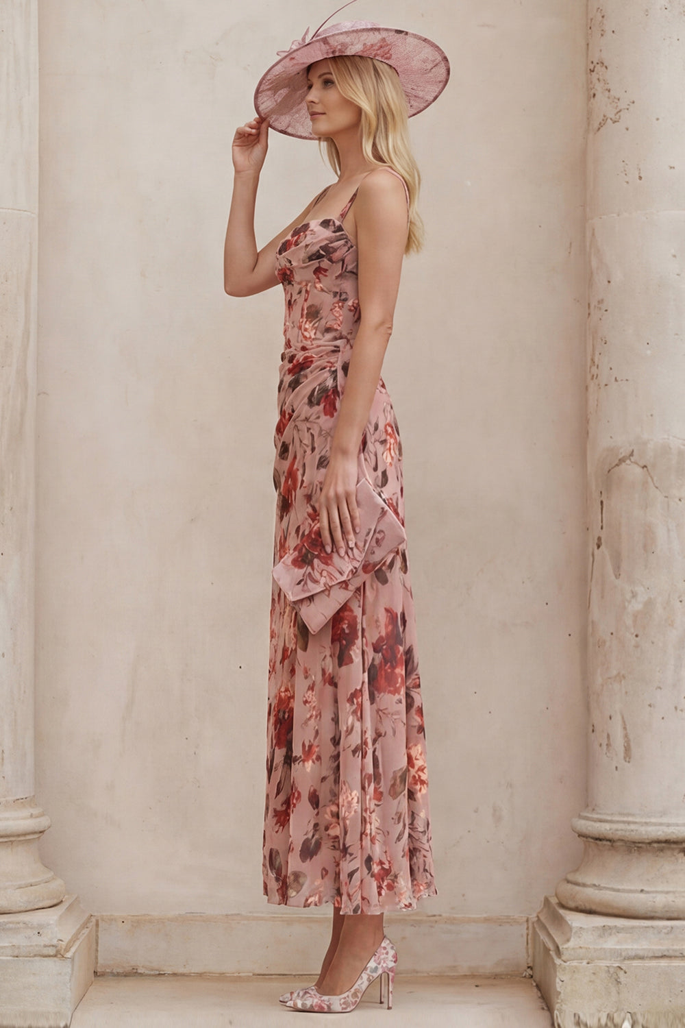 Celestine | 2 Piece Floral Mother of Bride Jacket Dress
