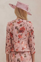 Celestine | 2 Piece Floral Mother of Bride Jacket Dress