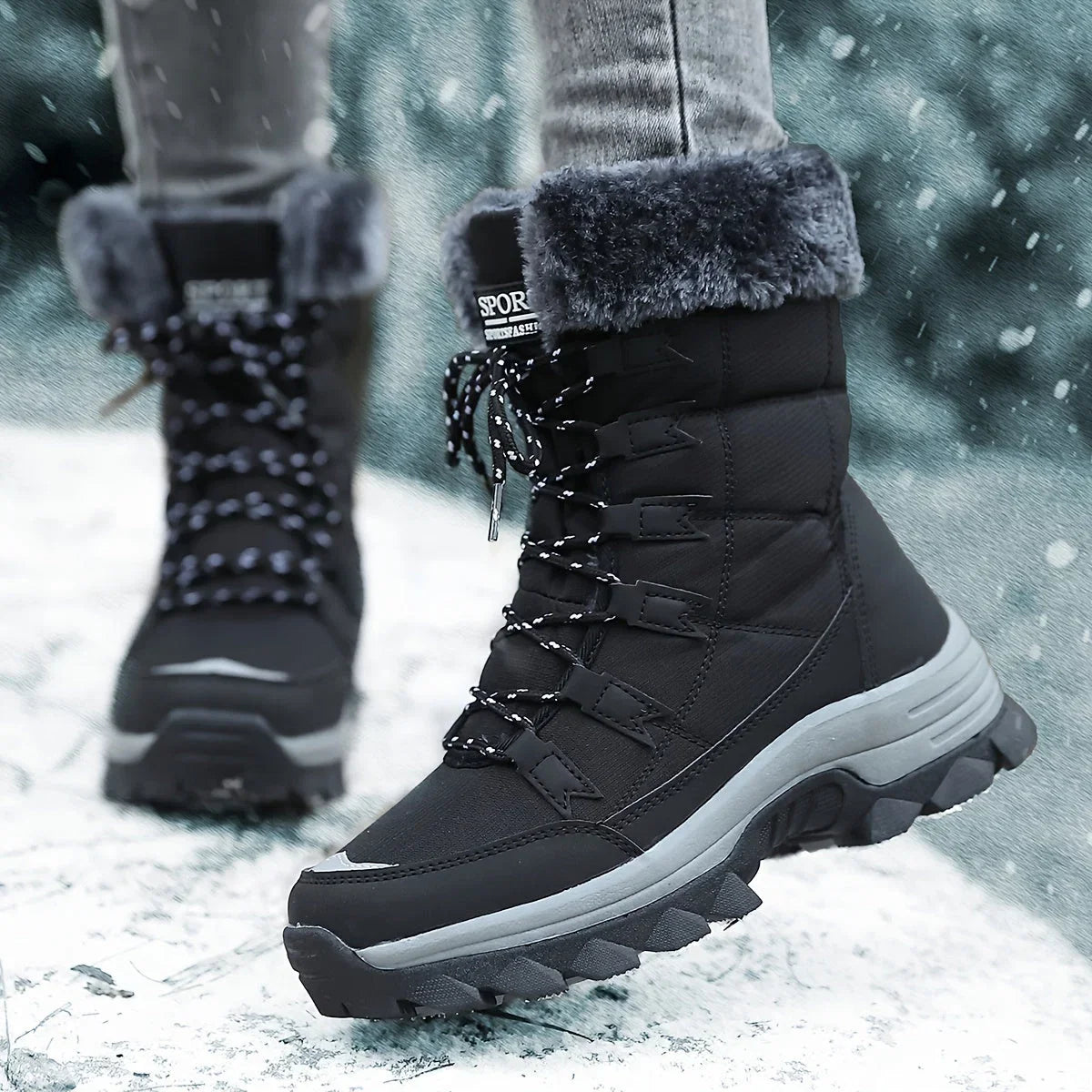 Vivienne | Warm Faux Fur Winter Snow Boots For Women