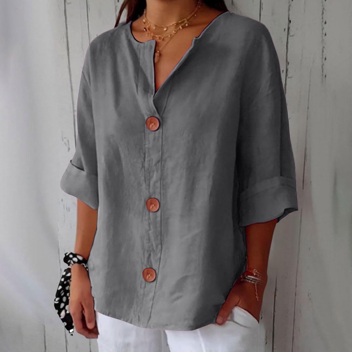 Oceane | Breathable Linen Summer Blouse For Every Occasion