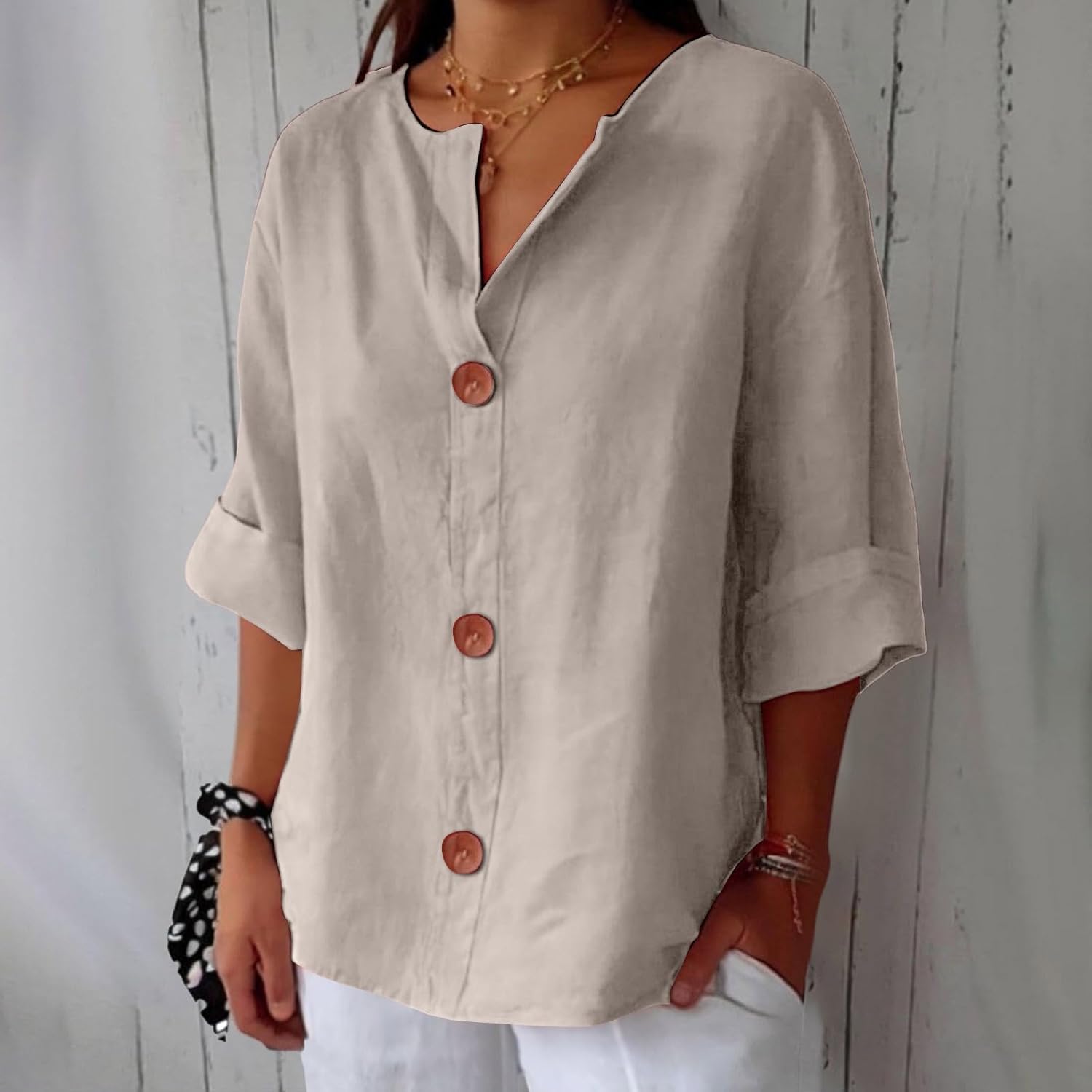 Oceane | Breathable Linen Summer Blouse For Every Occasion