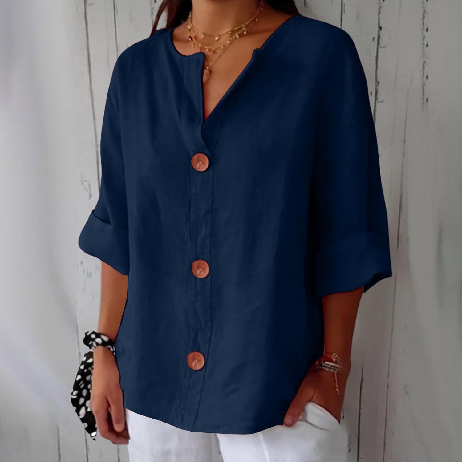 Oceane | Breathable Linen Summer Blouse For Every Occasion
