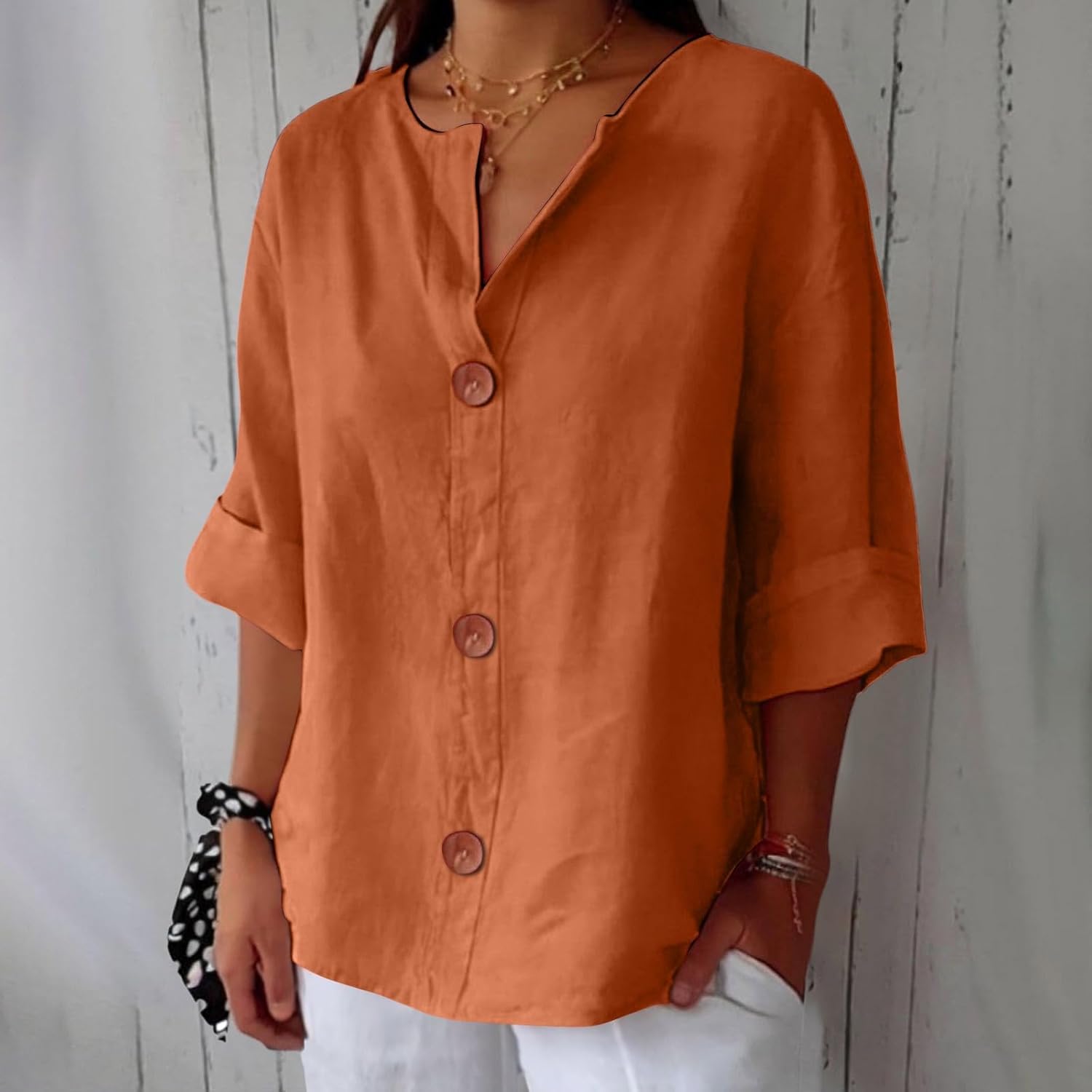 Oceane | Breathable Linen Summer Blouse For Every Occasion