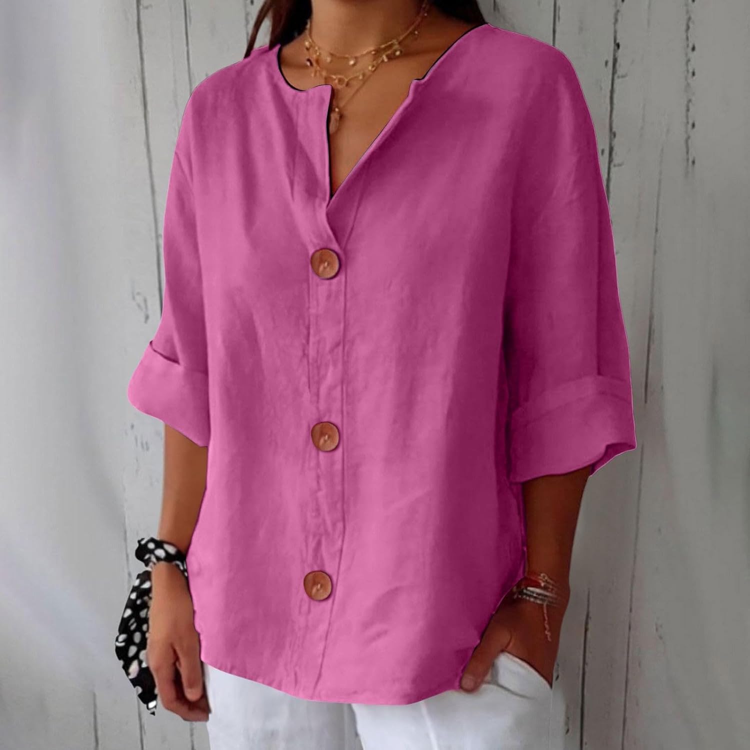Oceane | Breathable Linen Summer Blouse For Every Occasion