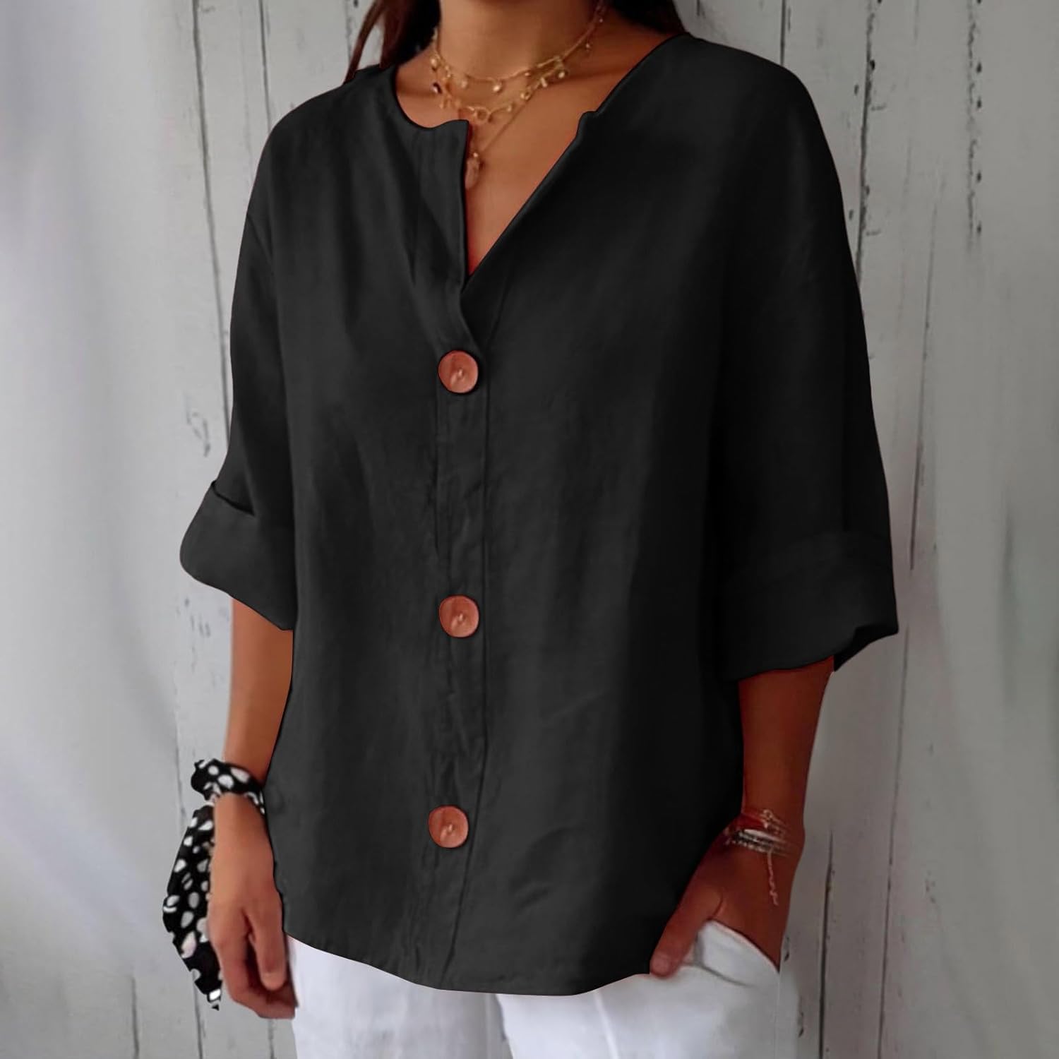 Oceane | Breathable Linen Summer Blouse For Every Occasion