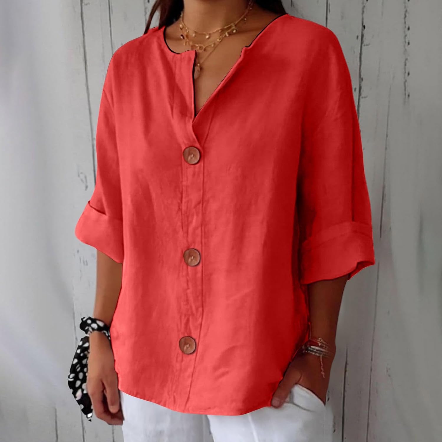 Oceane | Breathable Linen Summer Blouse For Every Occasion