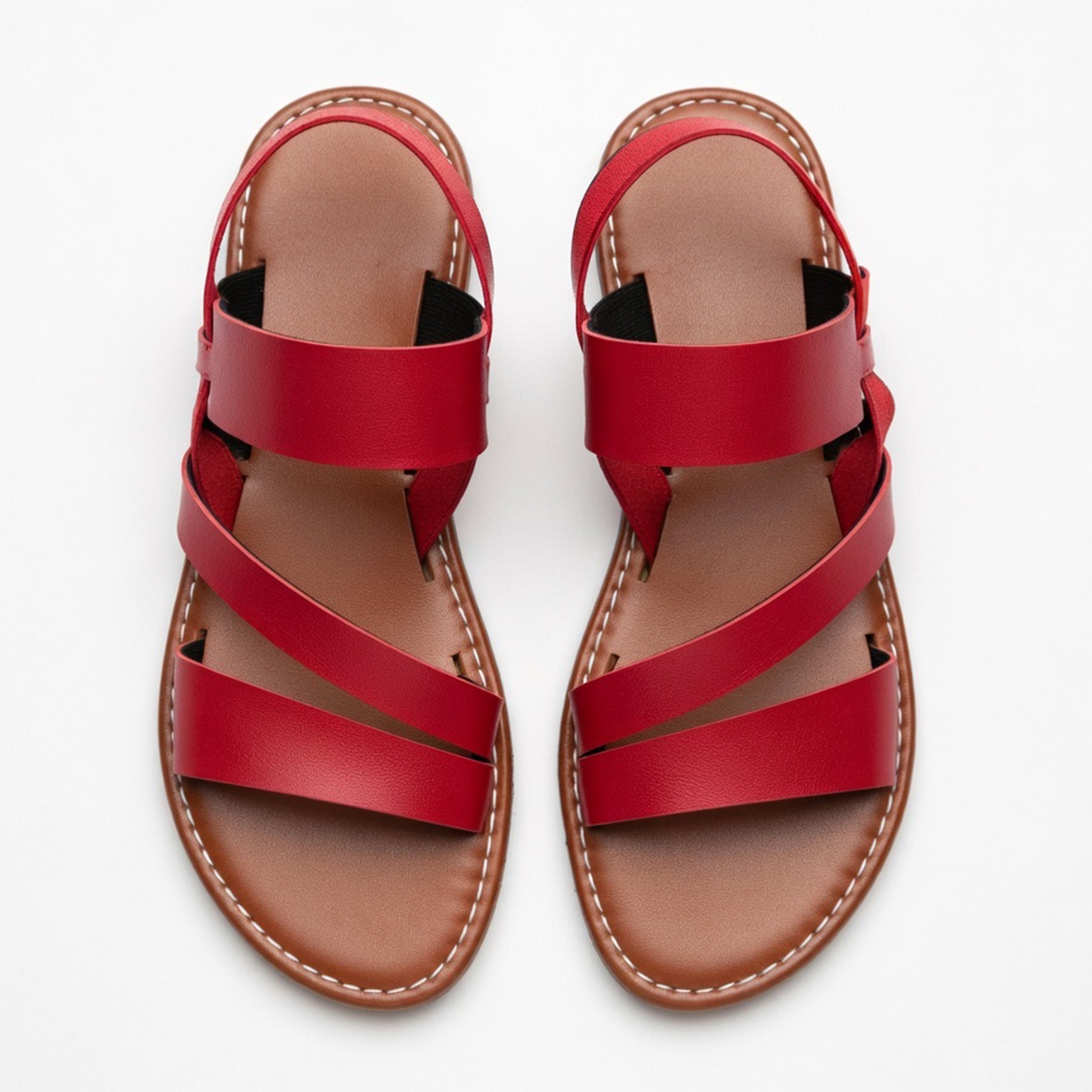 Xanthe | Strappy Flat Sandals Open Toe Summer