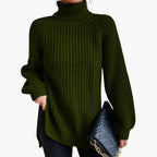 Solene | Women's Cashmere Jumper Turtleneck Oversized Knit