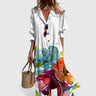 Dominique | Boho Midi House Dress in Vibrant Prints
