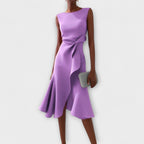 Marguerite | Sophisticated Asymmetric Midi Dress