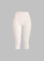 Josephine | Ivory Sculpt Capri Legging for Pilates and Studio Wear