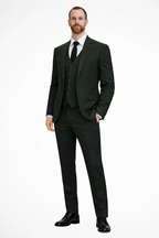 Edmund | Men Linen 3-Piece Wedding Guest Suit Blazer Waistcoat Trousers