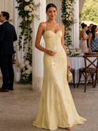 Celestine | Spaghetti Strap Corset Bodice Maxi Dress