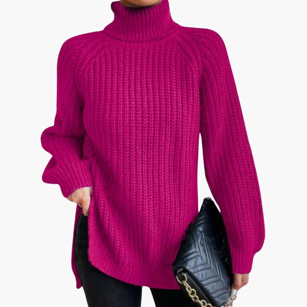 Solene | Women's Cashmere Jumper Turtleneck Oversized Knit