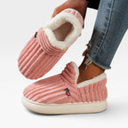 Ursula | Winter Chunky Brown Slipper Boots For Cosy Days — Pink