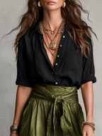 Ghislaine | Bohemian Flowy Skirt Top Co-Ord Outfit Set