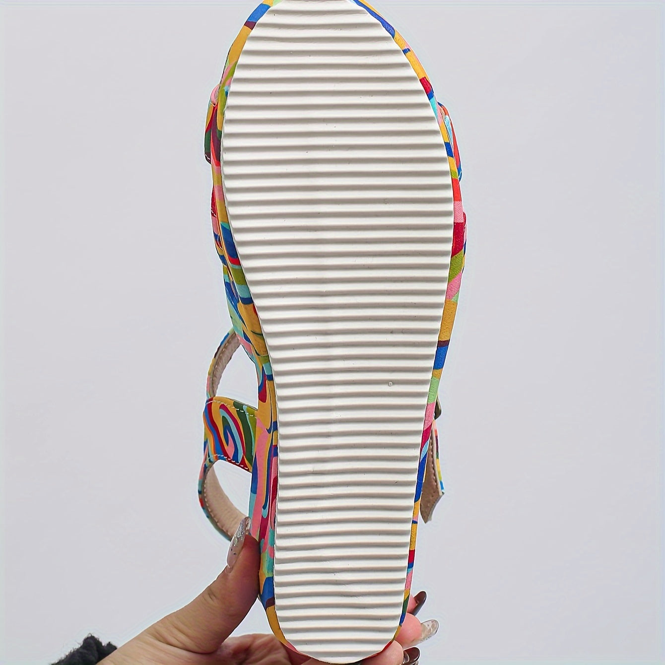 Leonie | Multicolour Wedge Ankle Boots Platform Sandals