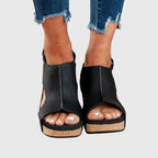 Amandine | Elegant Wedge Sandals for Women All Day Comfort
