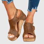 Amandine | Elegant Wedge Sandals for Women All Day Comfort