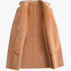 Tamsin | Double Breasted Wool Blend Wrap Coat Women