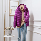 Cosima | Womens Long Puffer Vest Hooded Gilet Outdoor Casual