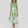 Beatrix | Floral Print Midi Dress In Relaxed Silhouette