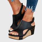 Amandine | Elegant Wedge Sandals for Women All Day Comfort