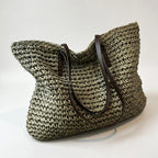 Aravie - Woven Summer Beach Bag Woven Summer Beach Bag 