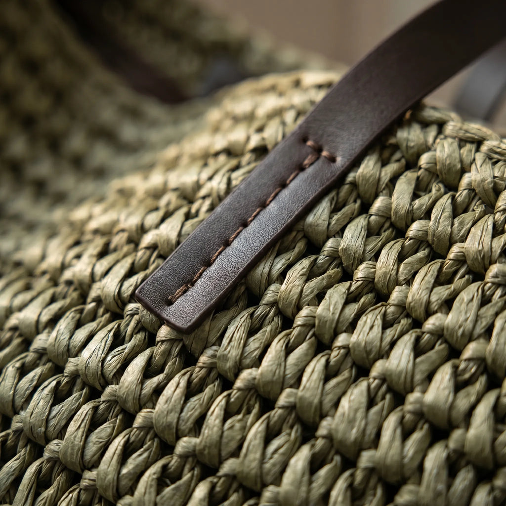 Aravie - Woven Summer Beach Bag Woven Summer Beach Bag 