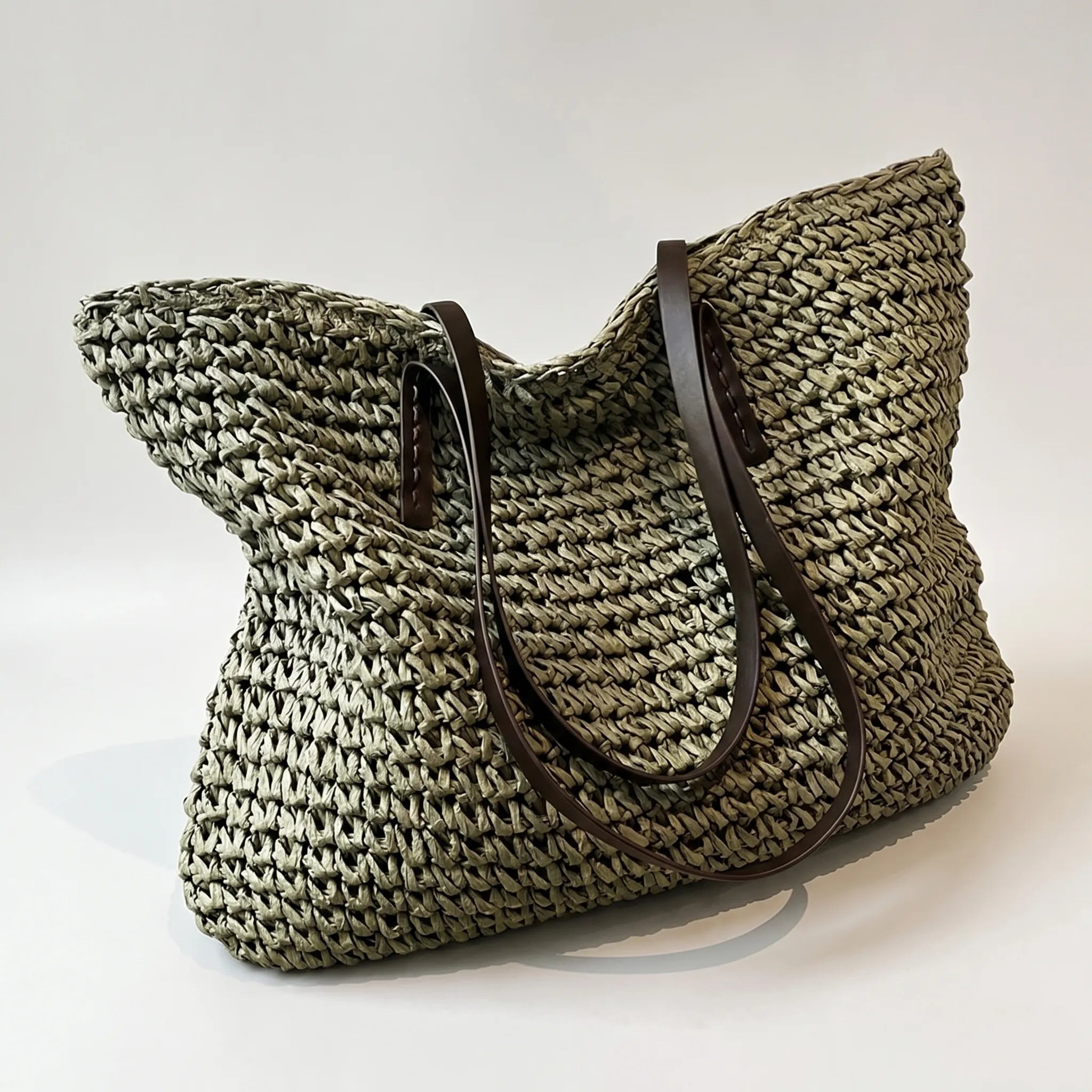 Aravie - Woven Summer Beach Bag Woven Summer Beach Bag 