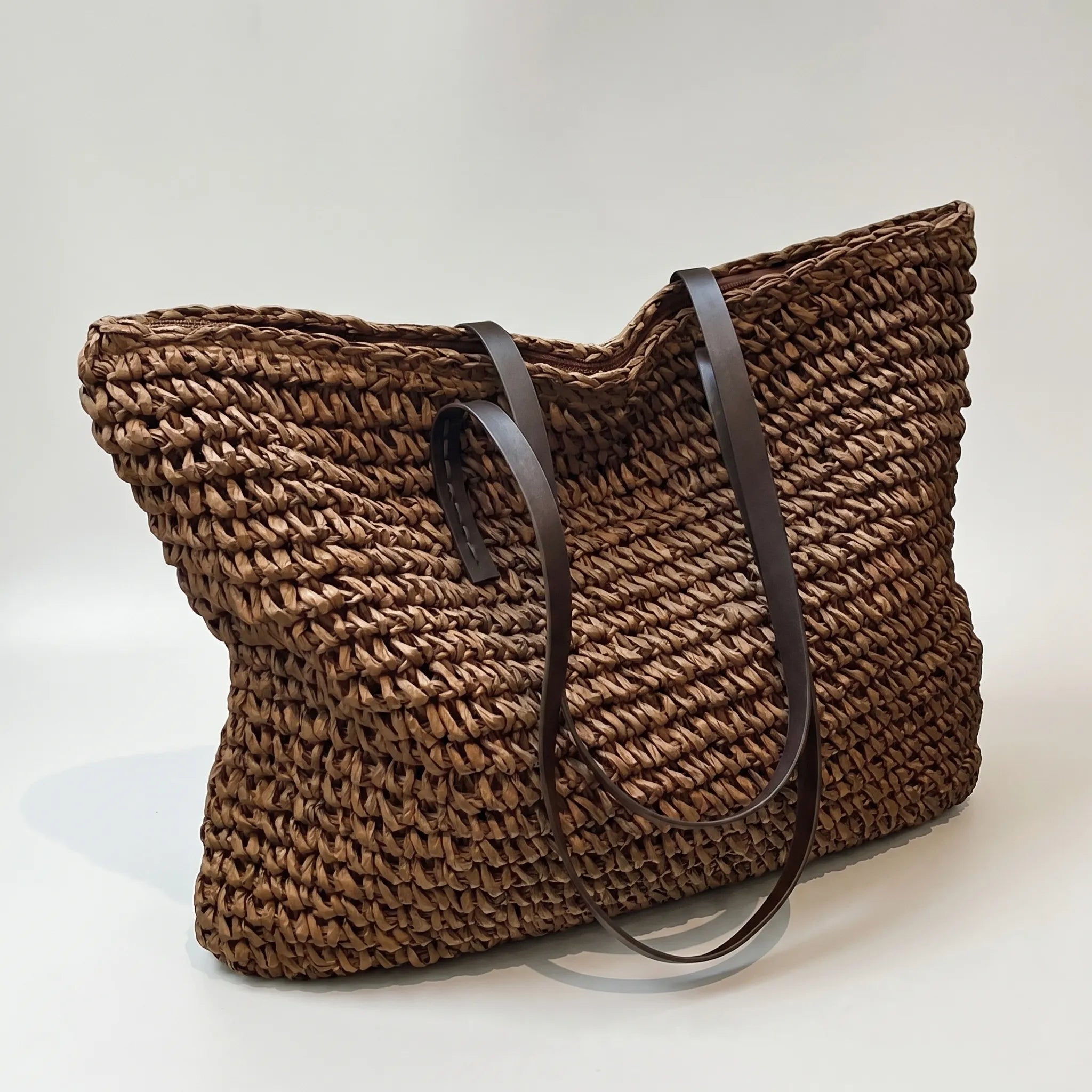 Aravie - Woven Summer Beach Bag Woven Summer Beach Bag 