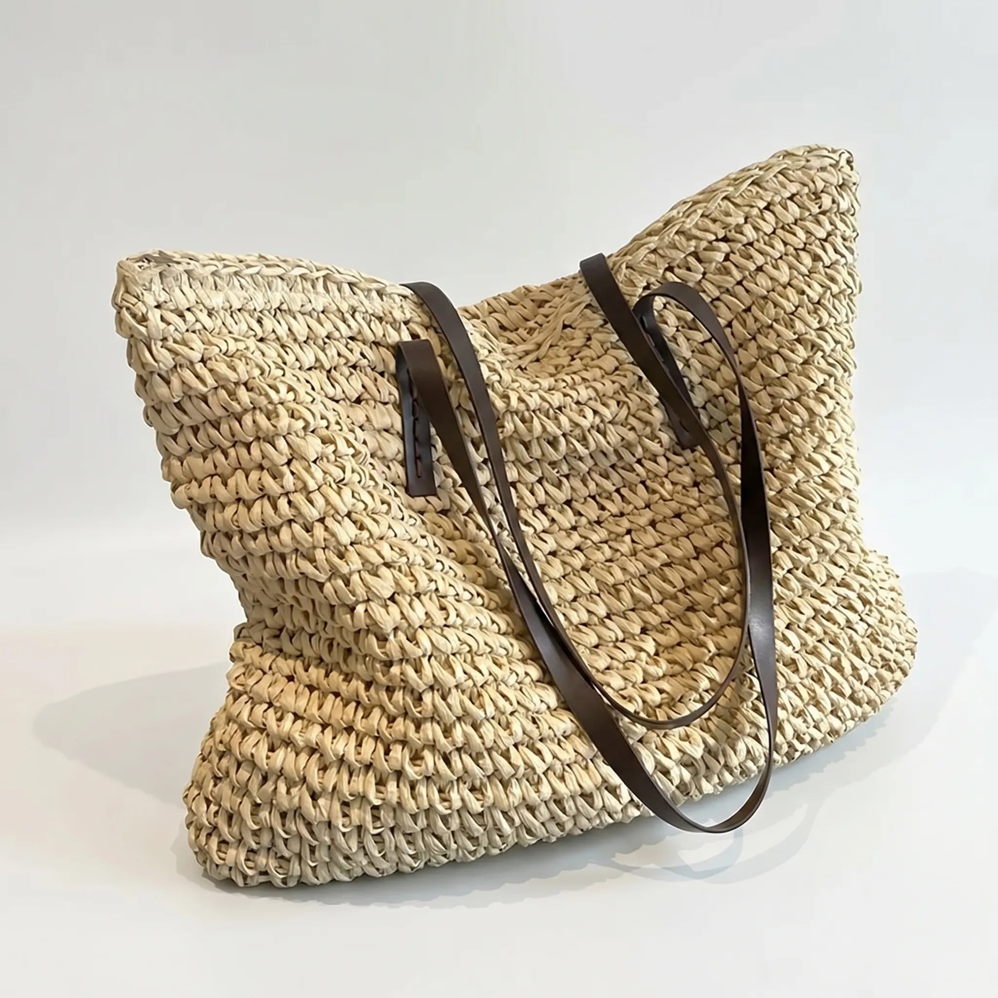 Aravie - Woven Summer Beach Bag Woven Summer Beach Bag 