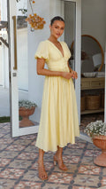 Oriane | Long Sleeve Maxi Dress With Button Front Detail
