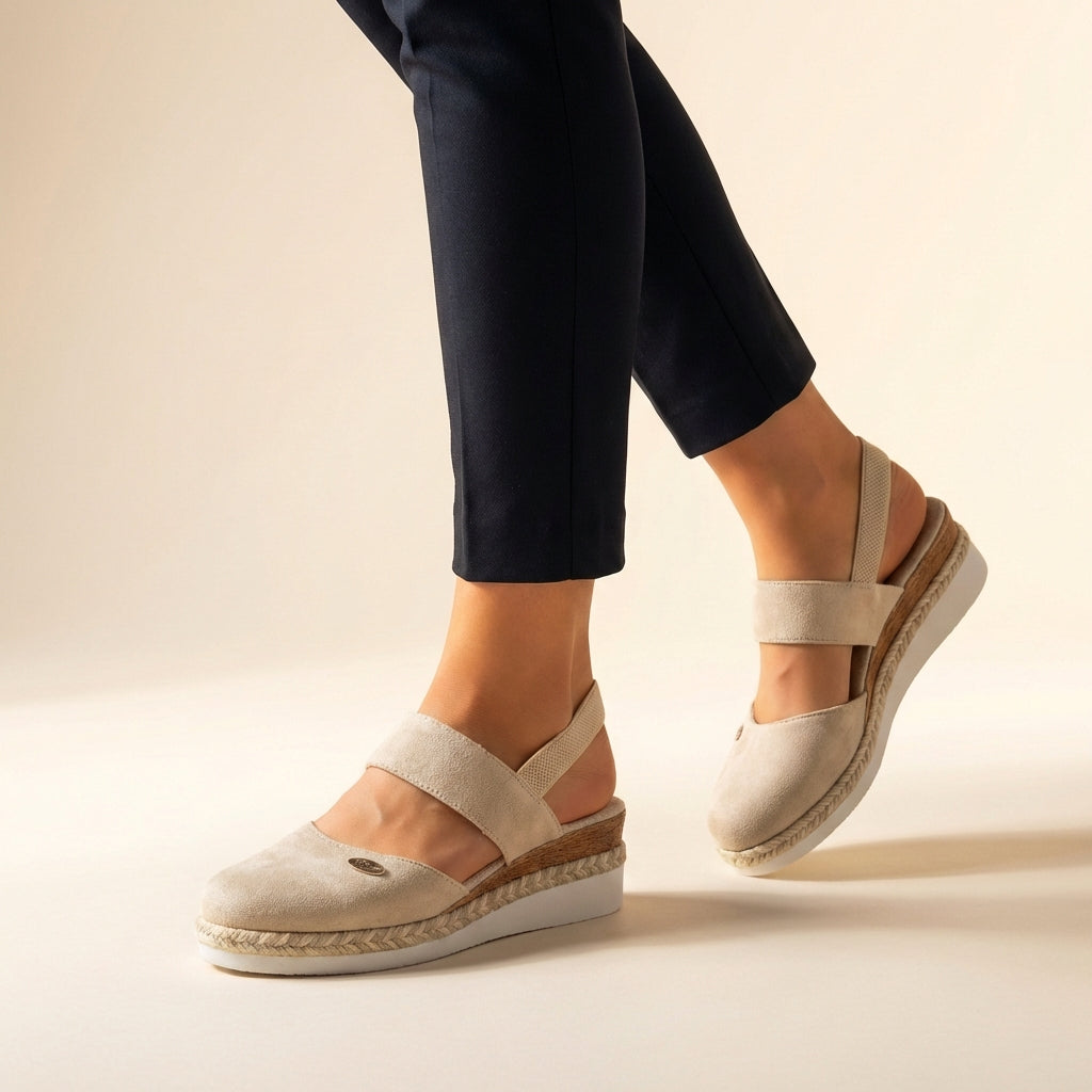 Pascale | Wedge Espadrille Comfort Fit Platform Sandals
