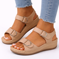 Fleur | Comfortable Wedge Heels For Wide Feet Summer Sandals