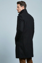 Julius | Long Formal Wool Winter Coat Brown Smart Overcoats