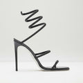 Felicity | Rene Caovilla Heels Diamante Ankle Wrap Stiletto Sandals