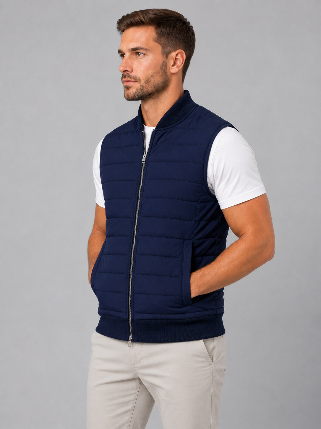 Felix | Lightweight Quilted Gilet Bodywarmer Smart Casual