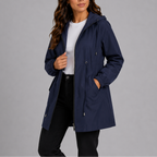 Elodie | Women's Raincoat With Hood Lightweight Waterproof