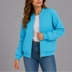 Leonie | Womens Quilted Bomber Jacket For Everyday Elegance