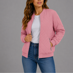 Leonie | Womens Quilted Bomber Jacket For Everyday Elegance