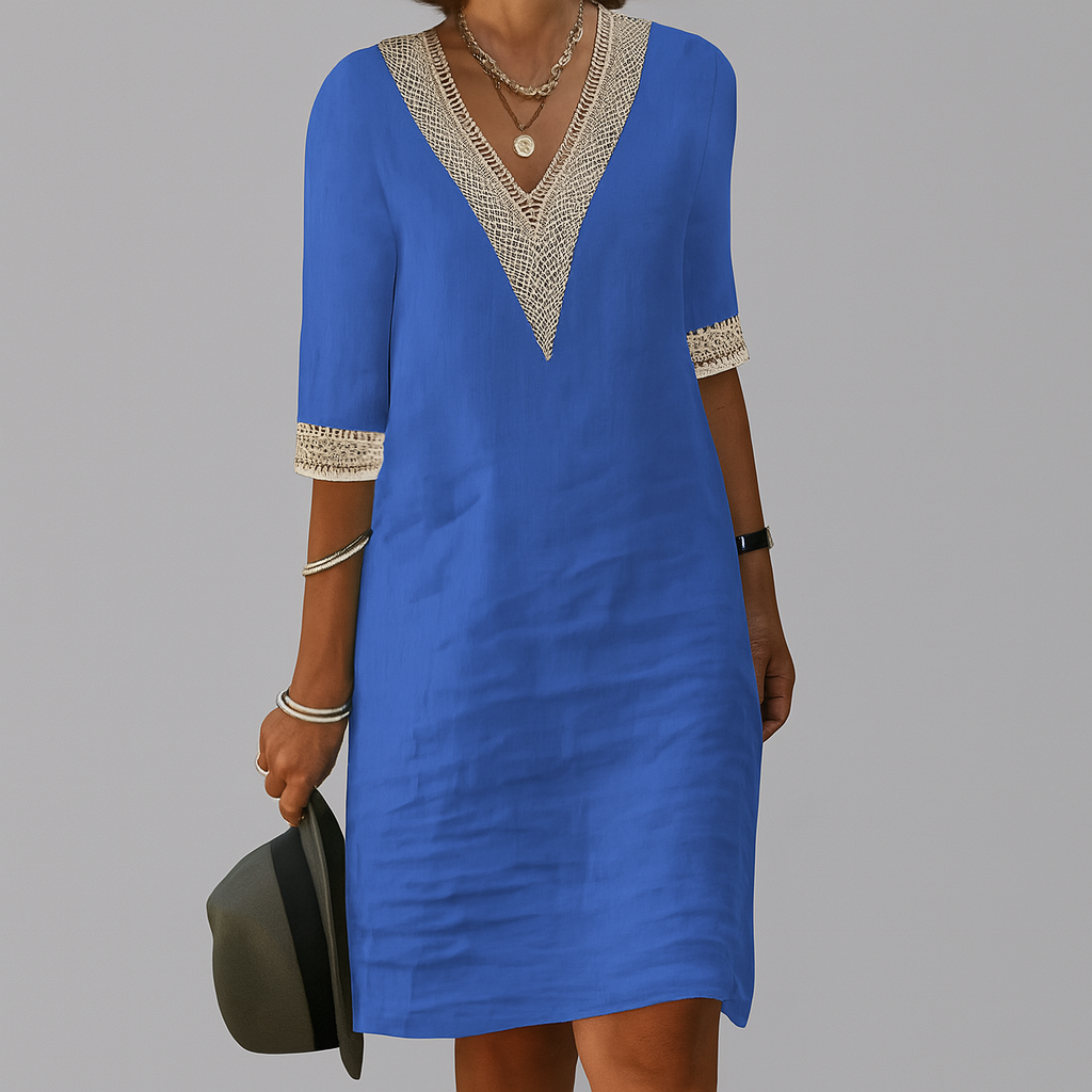 Rosalind | Linen House Dress Midi Summer Relaxed Fit