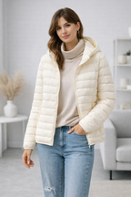 Cosima | Womens Long Puffer Vest Hooded Gilet Outdoor Casual