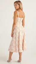 Vivienne | Women Corset Bodice Midi Evening Dress
