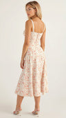 Vivienne | Women Corset Bodice Midi Evening Dress
