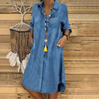 Helena | Relaxed Fit Denim Shirtdress For Every Day